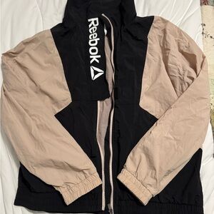 Reebok Black and Beige Jacket